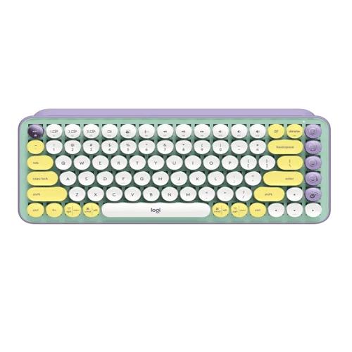  Logitech POP Keys Wireless Mechanical Green Keyboard Rent 