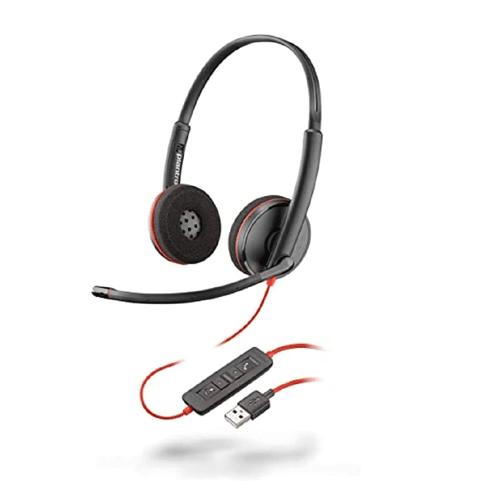 Poly Blackwire C3220 Over the head Binaural Headset Rent