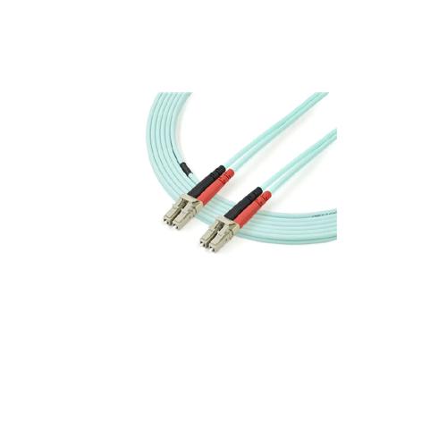 laptop rental in chennai StarTech 450FBLCLC Aqua OM4 Duplex Multimode Fiber Optic Cable Hire