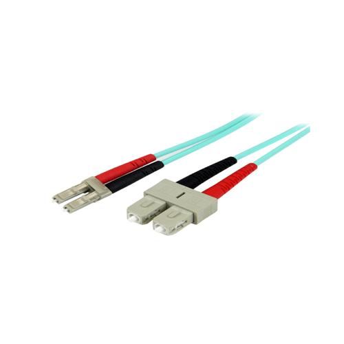 laptop rental in chennai StarTech A50FBLCSC2 10 Gb Aqua MM Fiber Patch Cable Rent