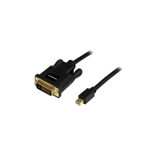 laptop rental in chennai StarTech MDP2DVIMM3BS 0.9m 3ft Mini DisplayPort to DVI Cable Hire