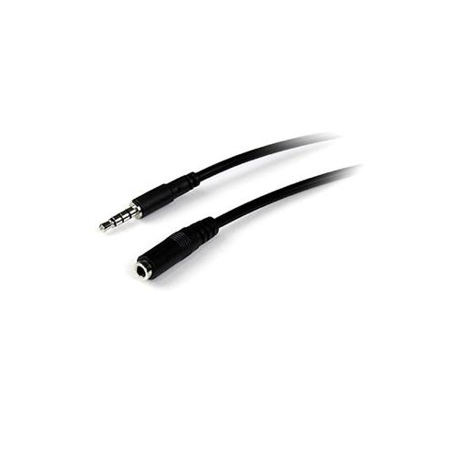 laptop rental in chennai StarTech MUHSMF1M 1m 3.5mm 4 Position TRRS Headset Extension Cable Rent